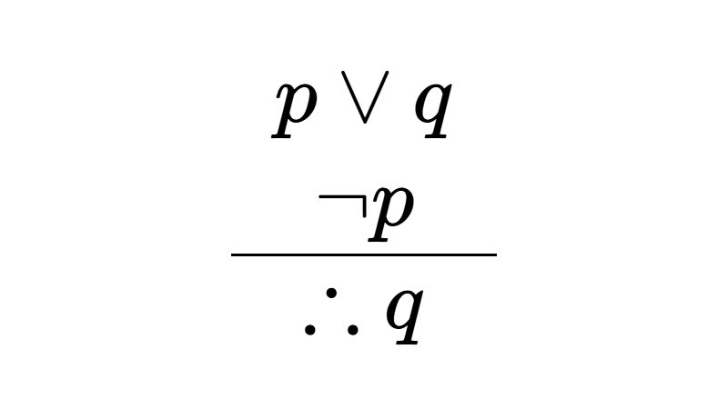 Disjunctive Syllogism