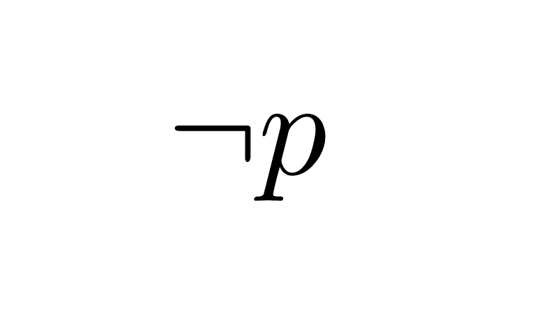 Logical Negation