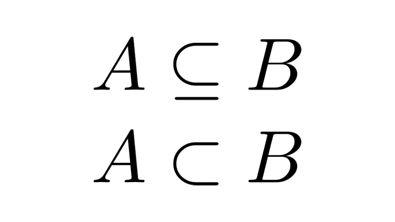 Set Inclusion