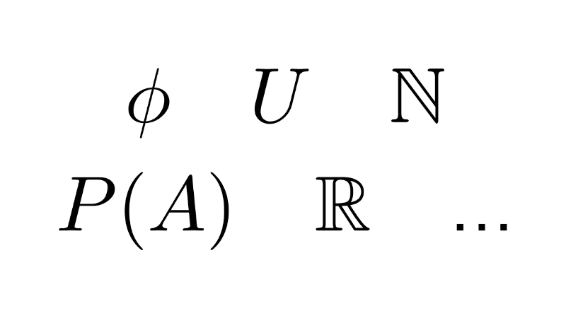 Types of Mathematical Sets